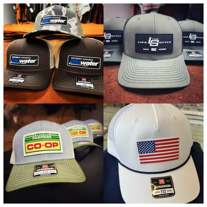Custom embroidered hat sample for a client order