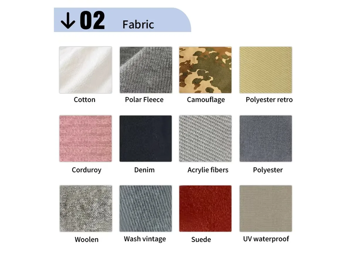 Custom hat fabric options in cotton twill and mesh