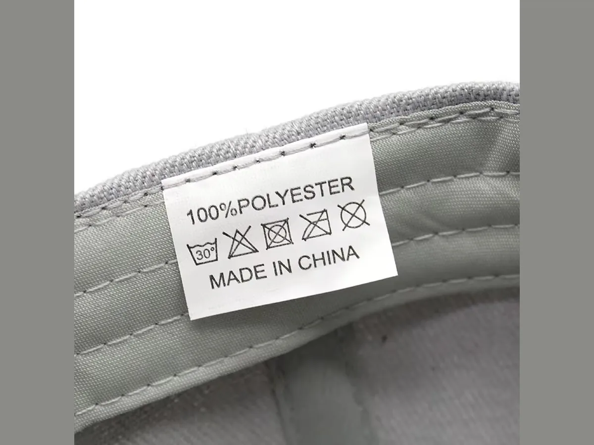 Woven patch and private label finishing for custom hats