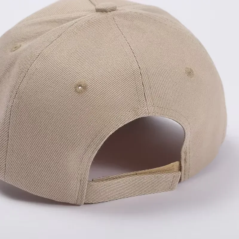 Detail of custom fitted hat crown stitching