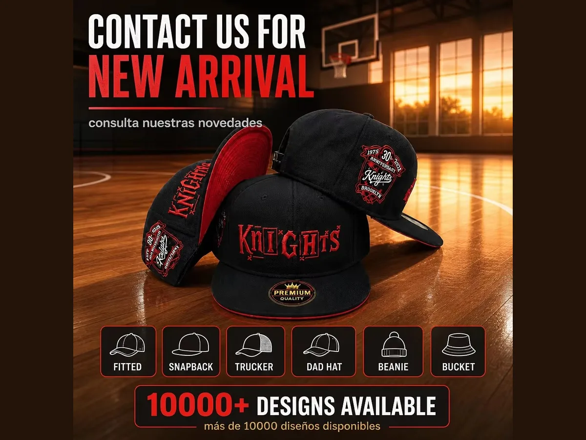 Stock hat designs available for customization