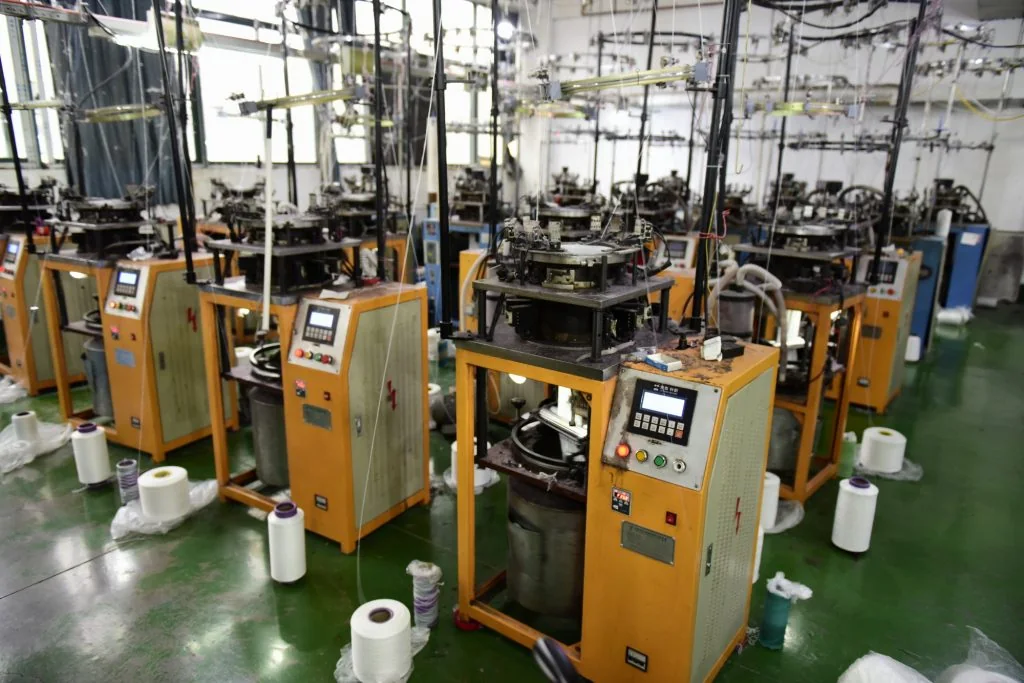 Circular knitting machines on the knitwear production line